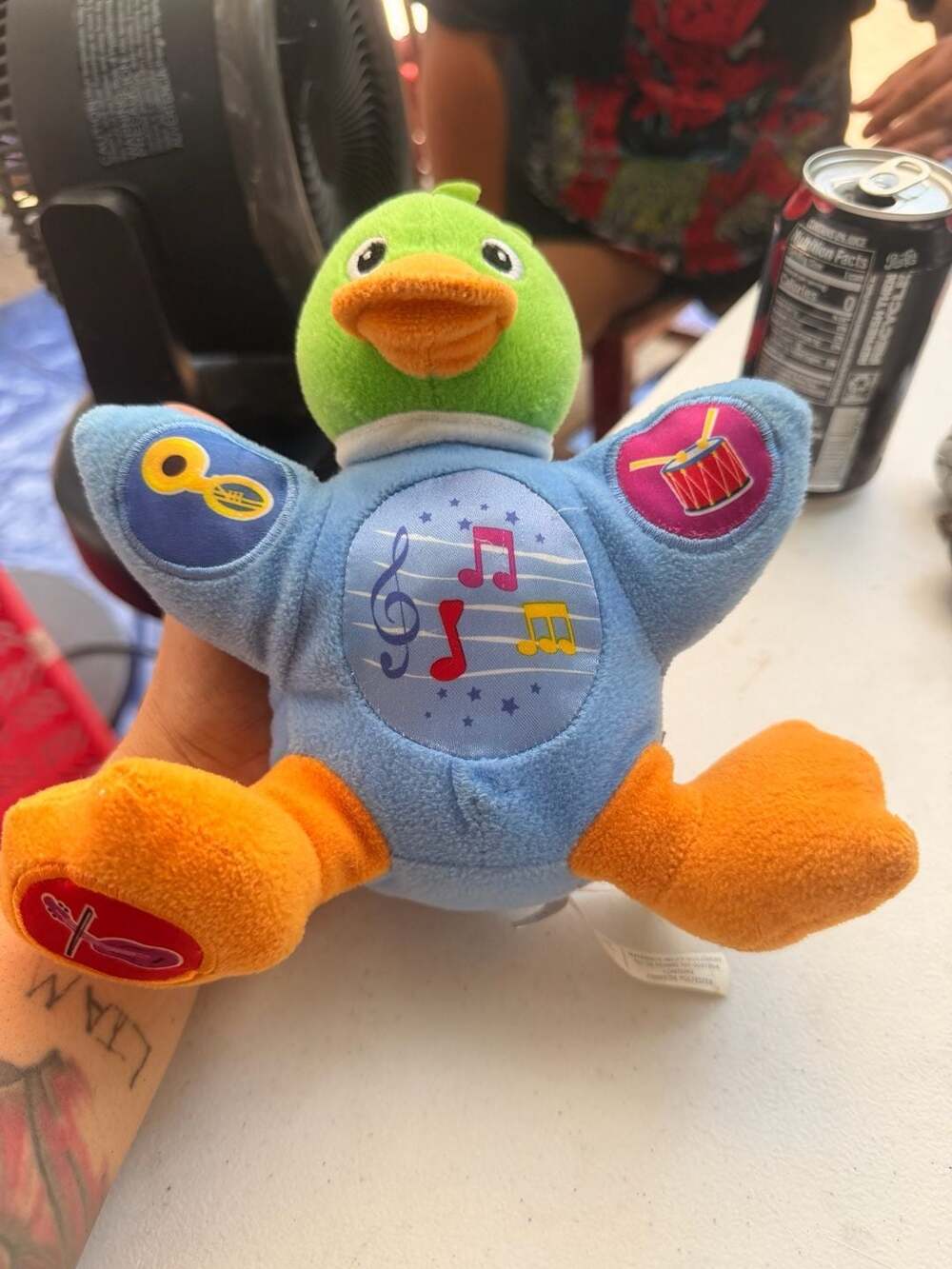 Baby Einstein Press & Play Pals Musical Duck Plush Toy